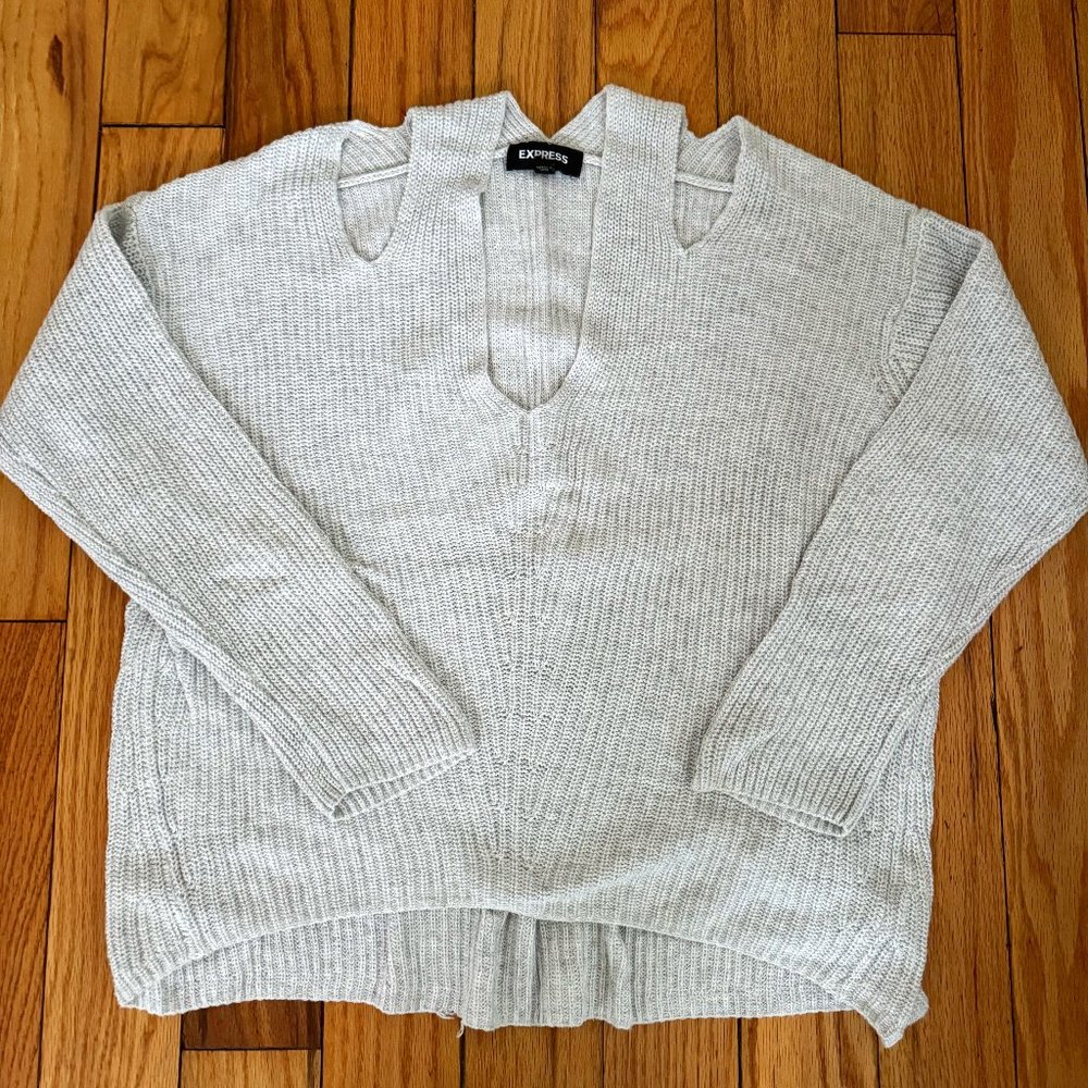 Express Cutout Sweater